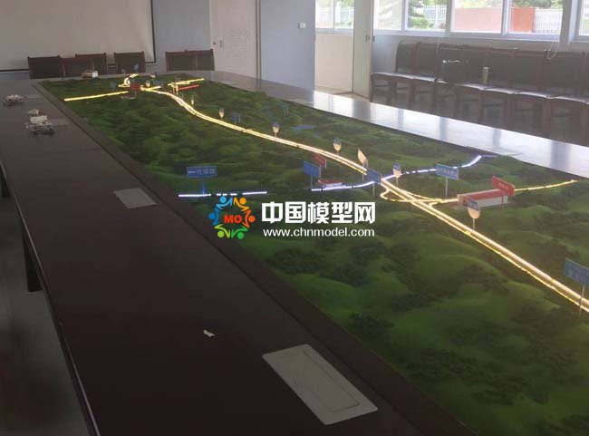 荔浦至玉林高速公路沙盤模型